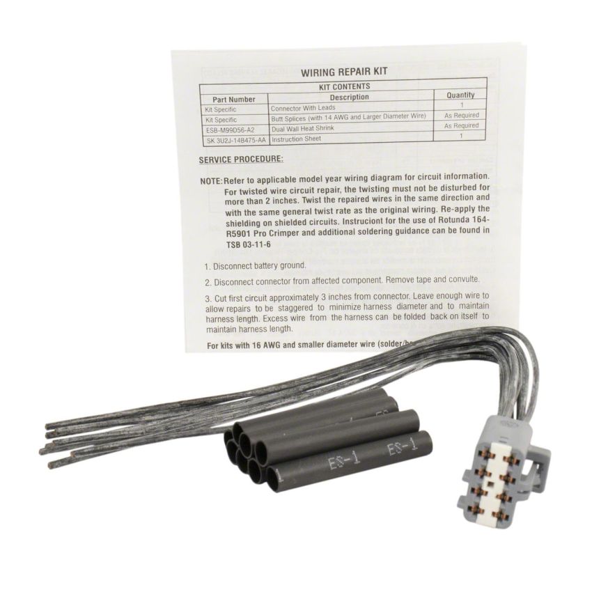 Motorcraft Wiring Connectors and Pigtails 3U2Z14S411DMA