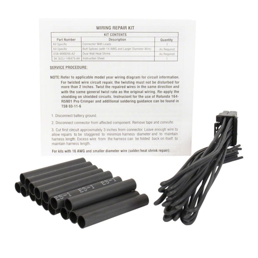 Motorcraft Wiring Connectors 3U2Z14S411EBA