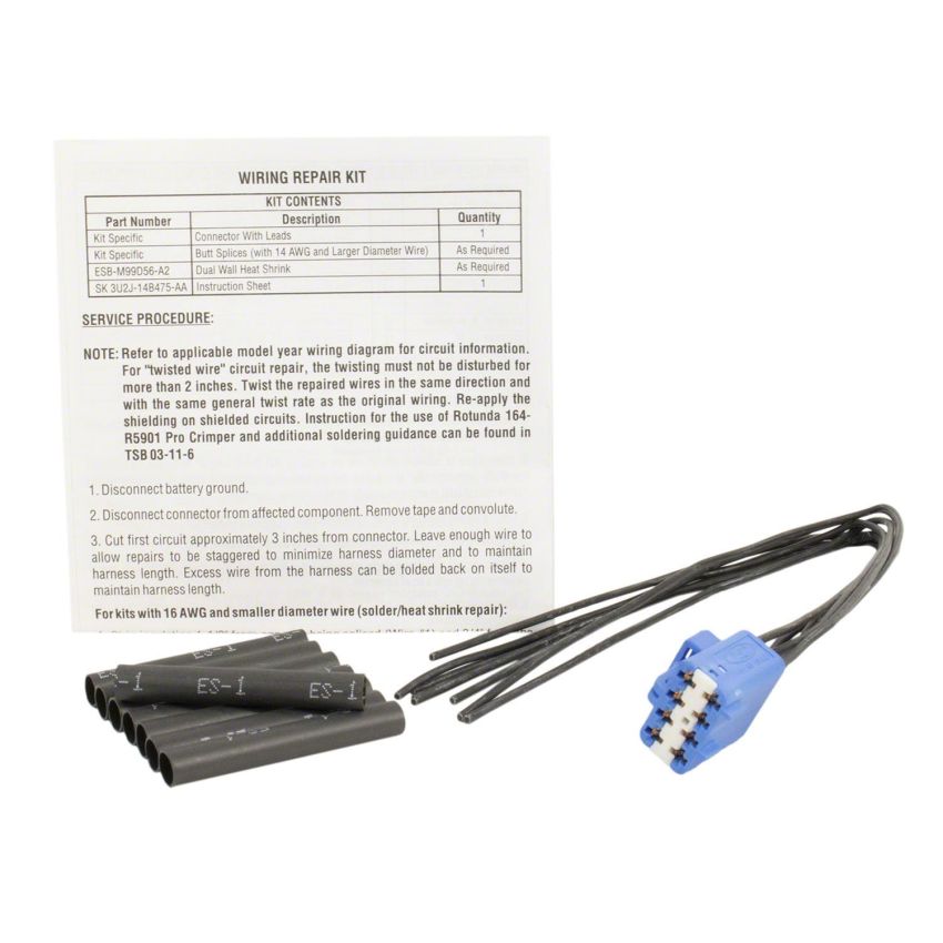 Motorcraft Wiring Connectors 3U2Z14S411FYA