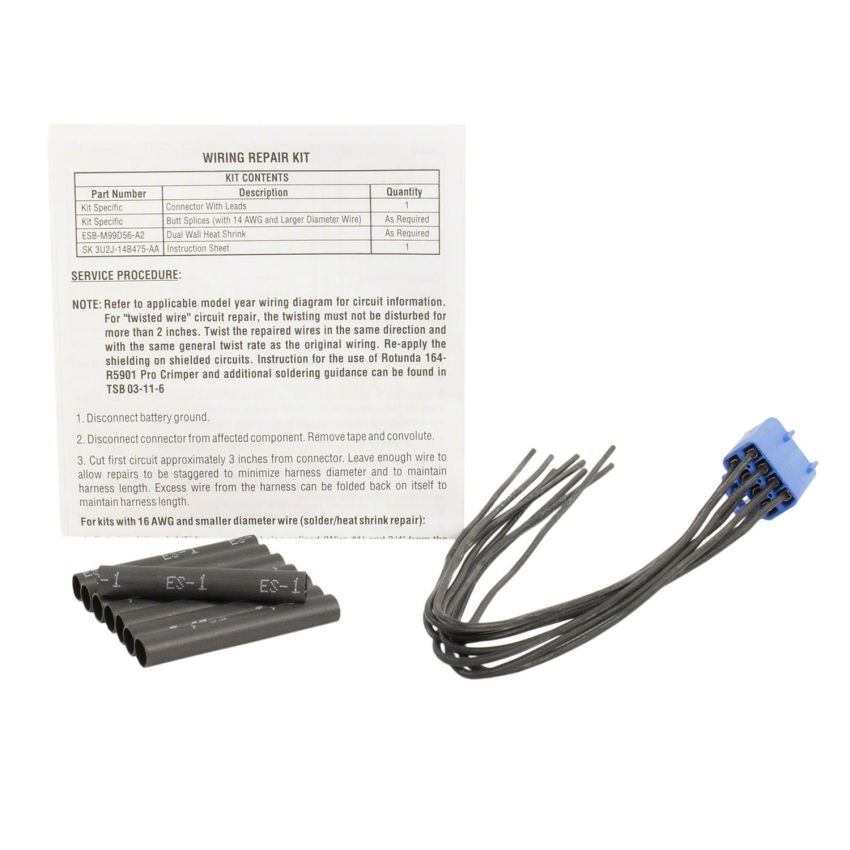 Motorcraft Wiring Connectors 3U2Z14S411FYA