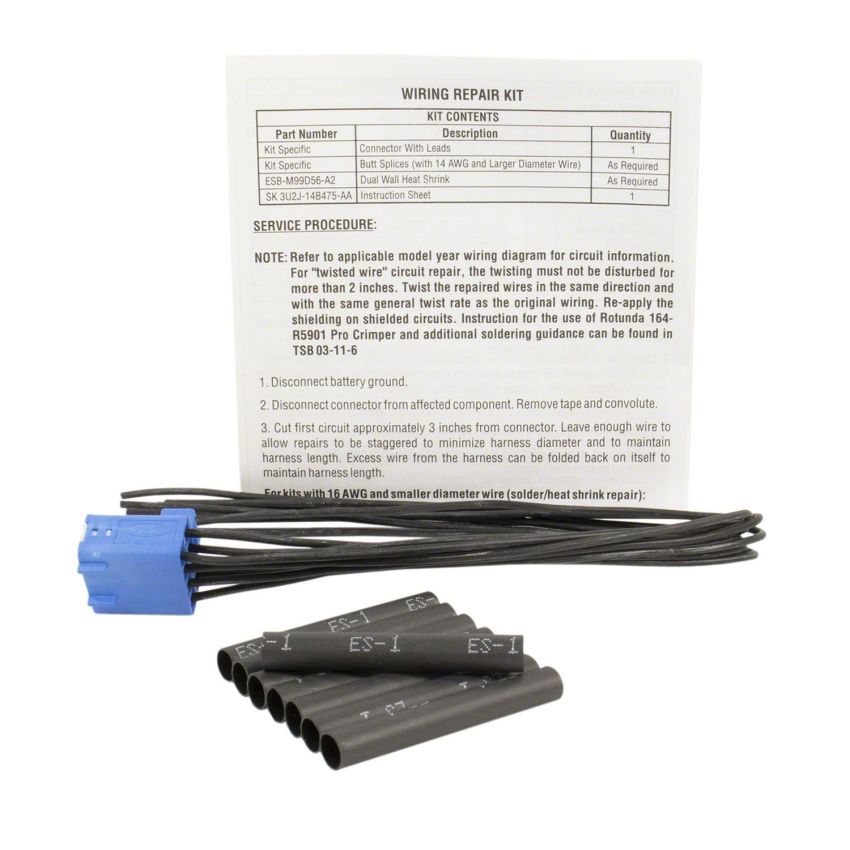 Motorcraft Wiring Connectors 3U2Z14S411FYA