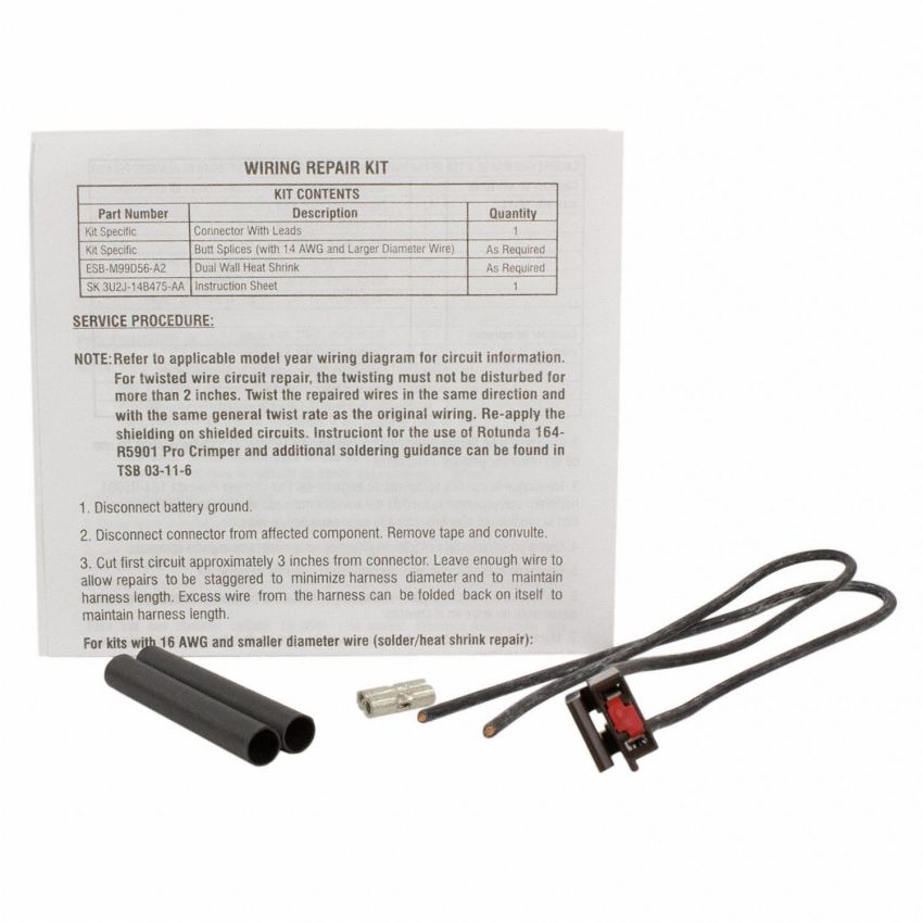 Motorcraft Wiring Connectors 3U2Z14S411EHA