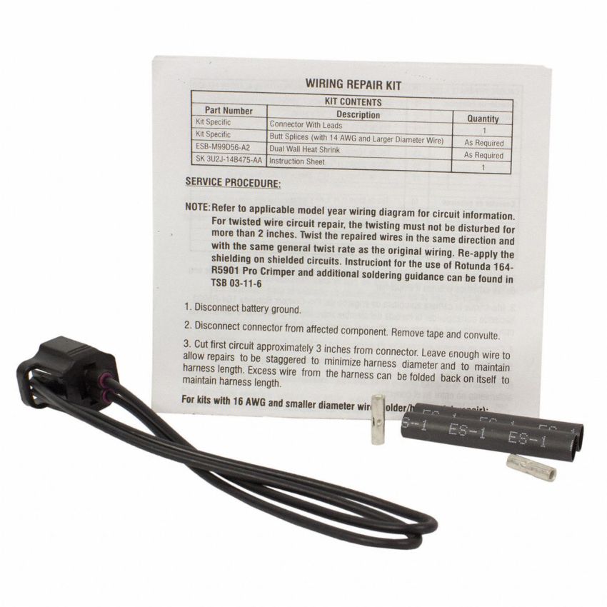 Motorcraft Wiring Connectors 3U2Z14S411JZA