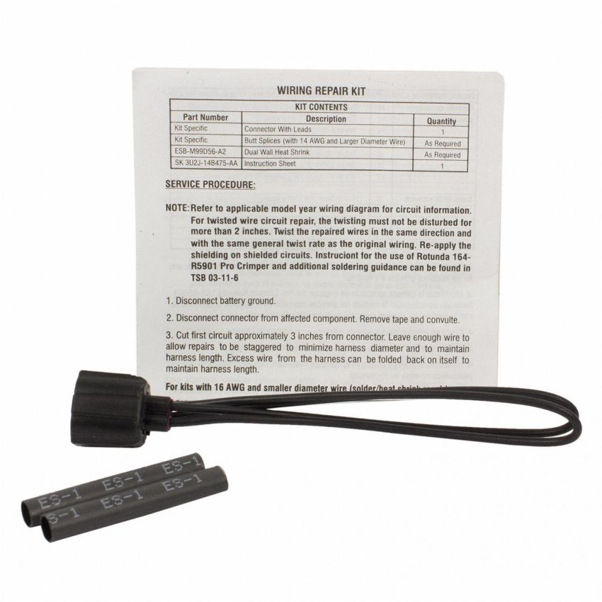 Motorcraft Wiring Connectors 3U2Z14S411JZA