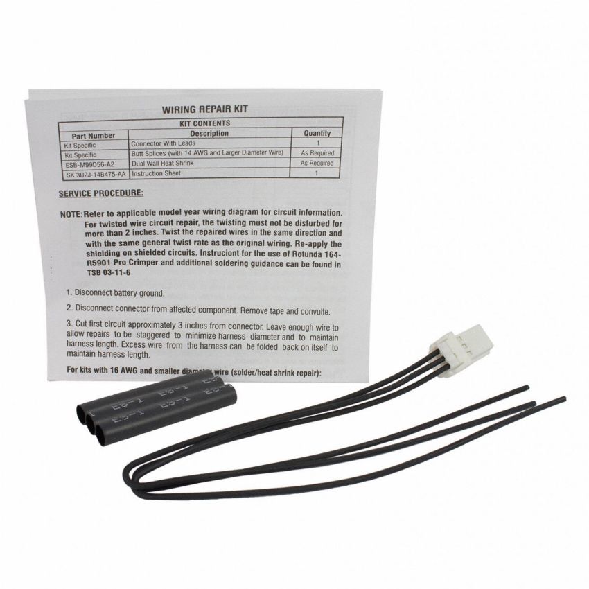 Motorcraft Wiring Connectors 3U2Z14S411FLA