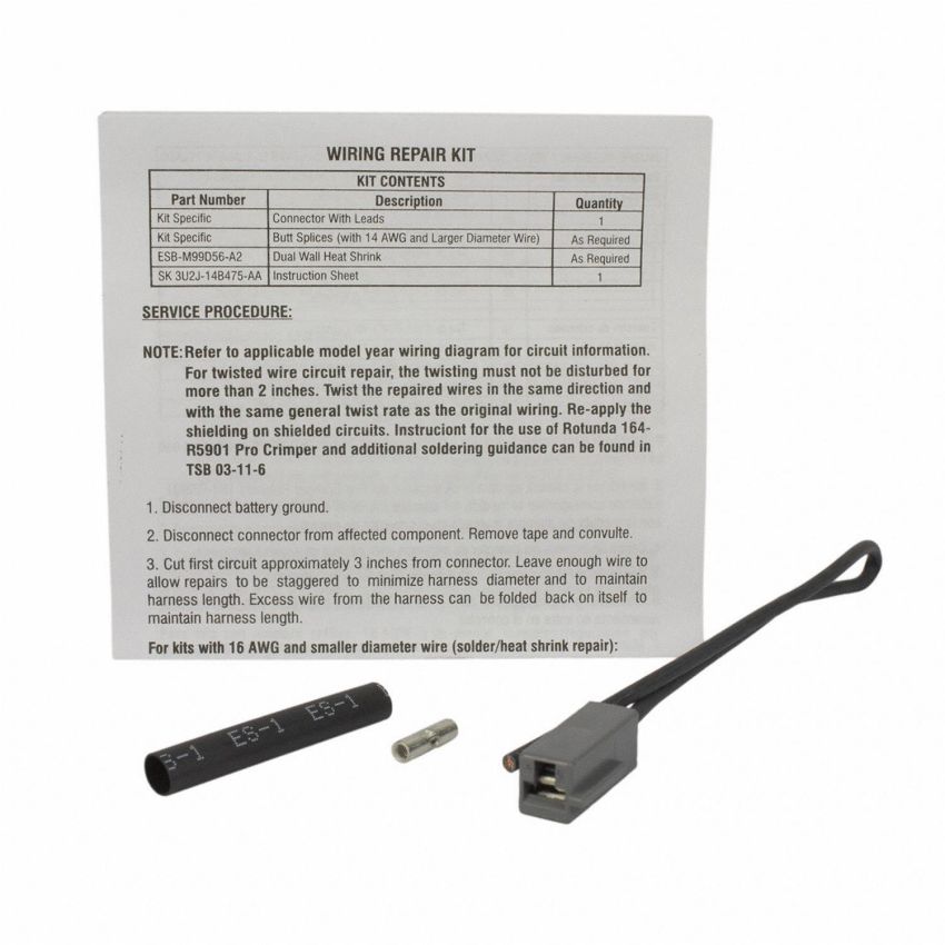 Motorcraft Wiring Connectors 3U2Z14S411HNA