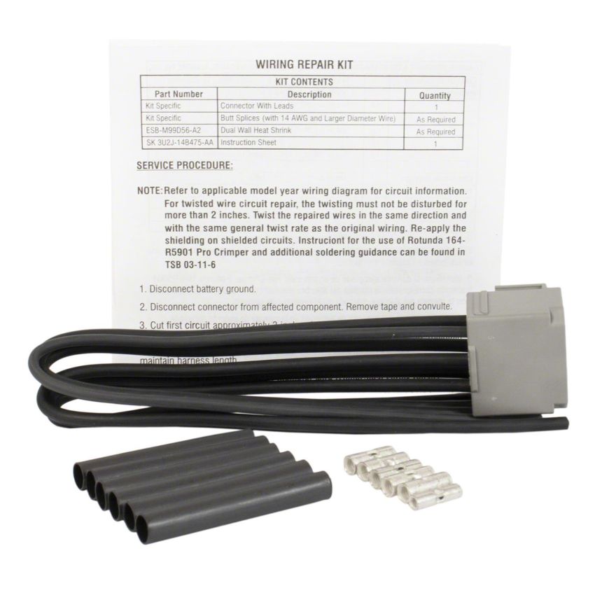 Motorcraft Wiring Connectors 3U2Z14S411HEA
