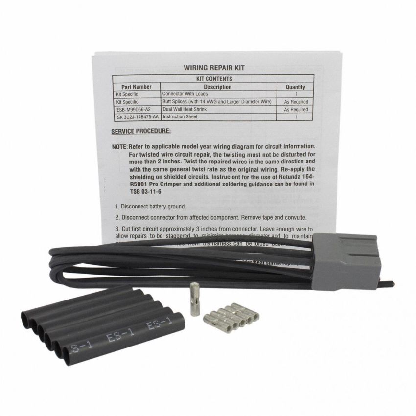 Motorcraft Wiring Connectors 3U2Z14S411EAA