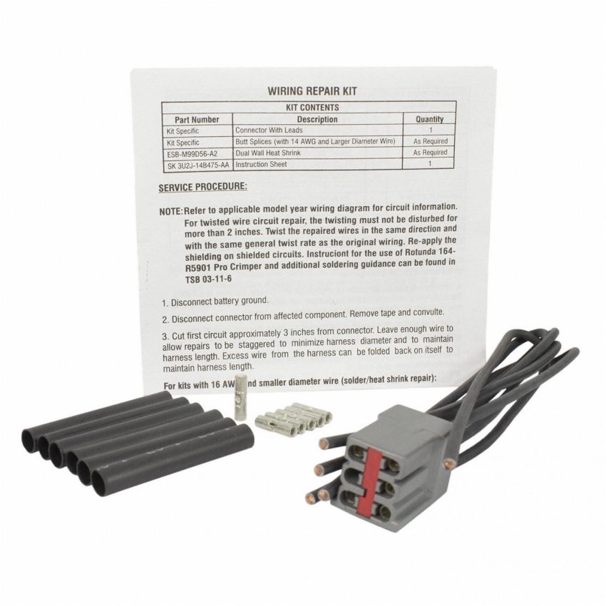 Motorcraft Wiring Connectors 3U2Z14S411EAA