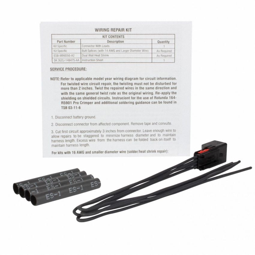 Motorcraft Wiring Connectors 3U2Z14S411KNA