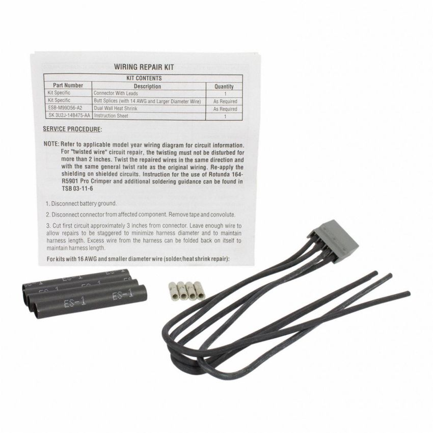Motorcraft Wiring Connectors 3U2Z14S411HXA