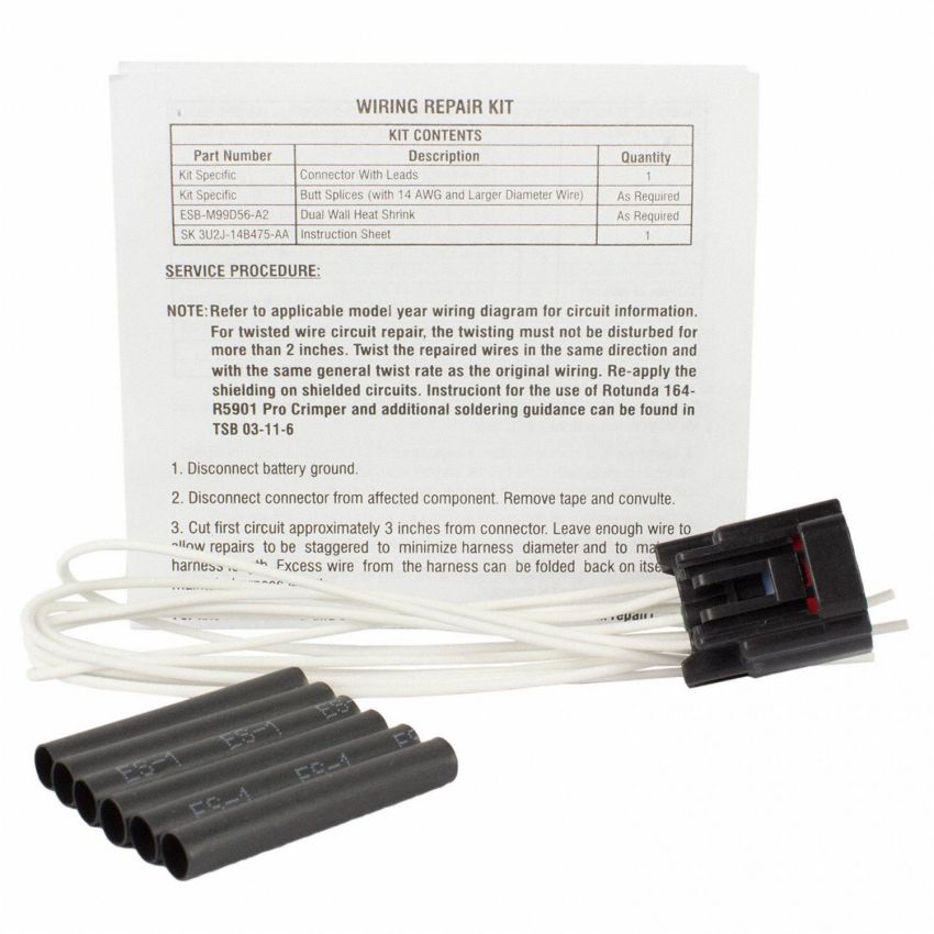 Motorcraft Wiring Connectors 3U2Z14S411MKA