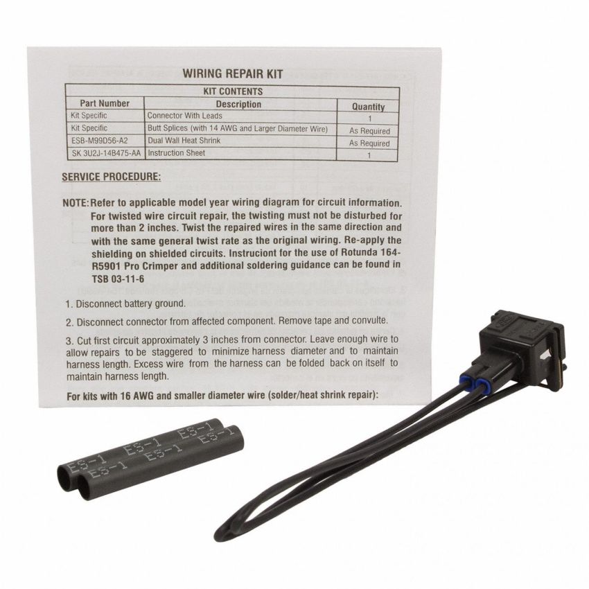 Motorcraft Wiring Connectors for 2000-2007 FOCUS, 2010-2013 TRANSIT CONNECT - 3U2Z14S411MTA