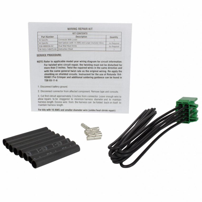 Motorcraft Wiring Connectors 3U2Z14S411RAA