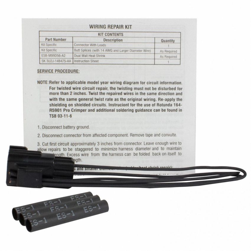 Motorcraft Wiring Connectors 3U2Z14S411NPA