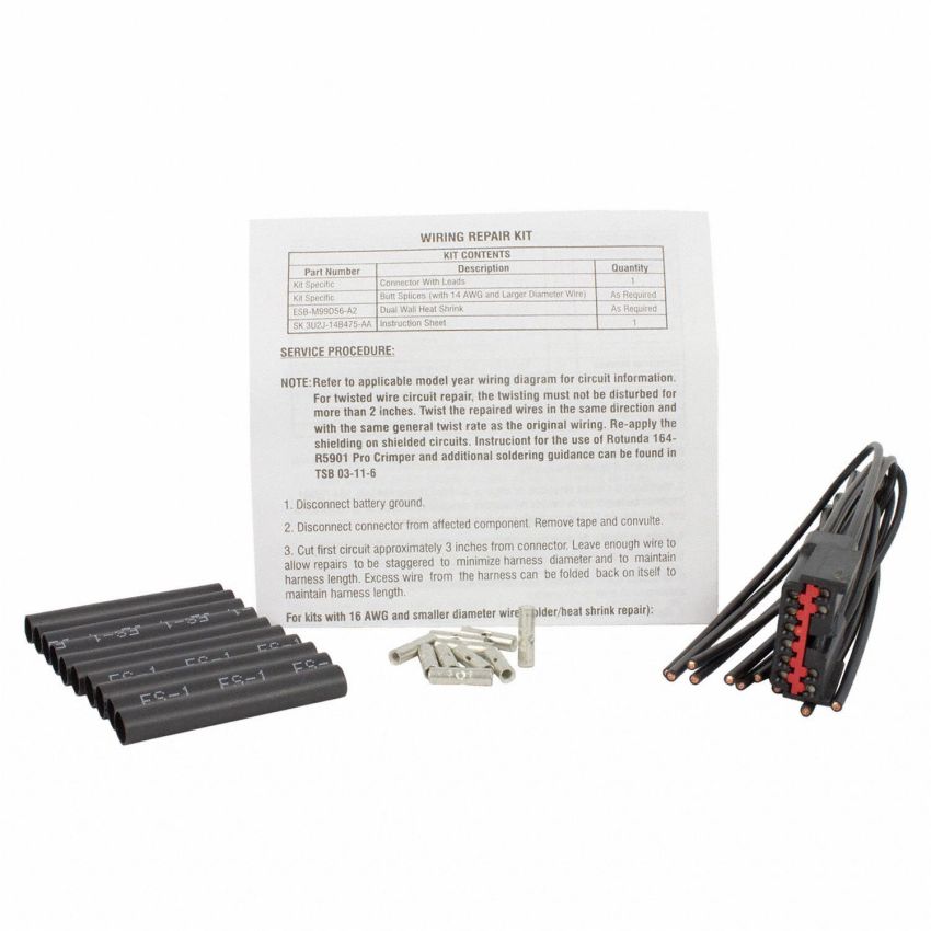 Motorcraft Wiring Connectors 3U2Z14S411SAA