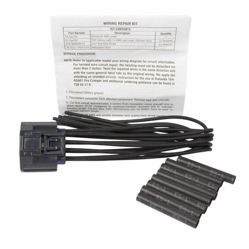 Motorcraft Wiring Connectors 3U2Z14S411TZA