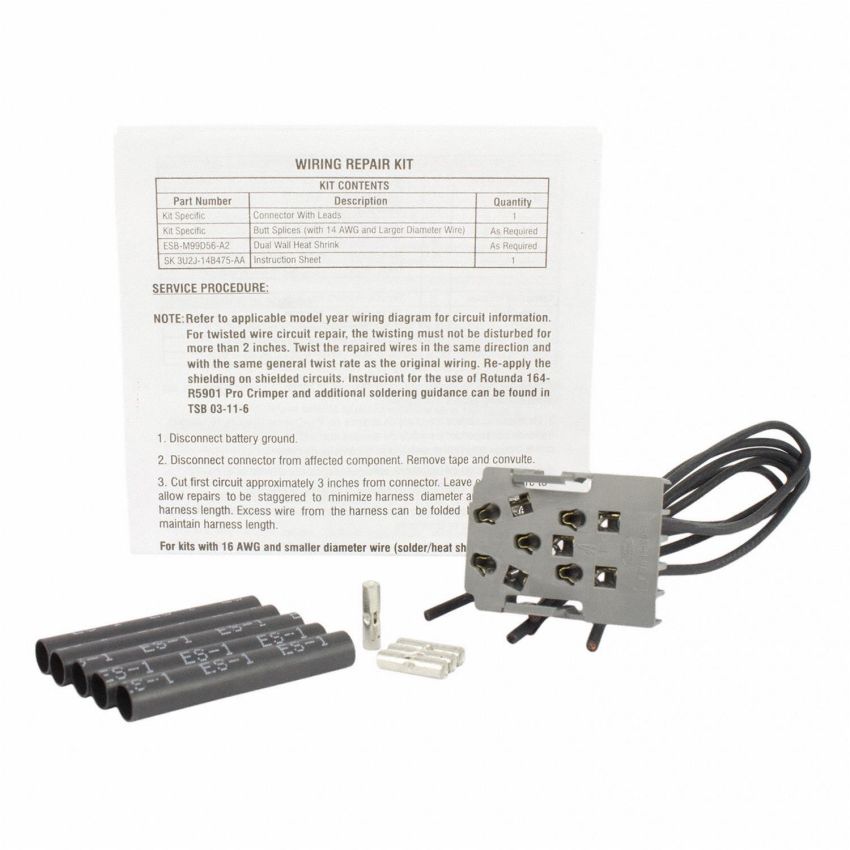 Motorcraft Wiring Connectors 3U2Z14S411TXA