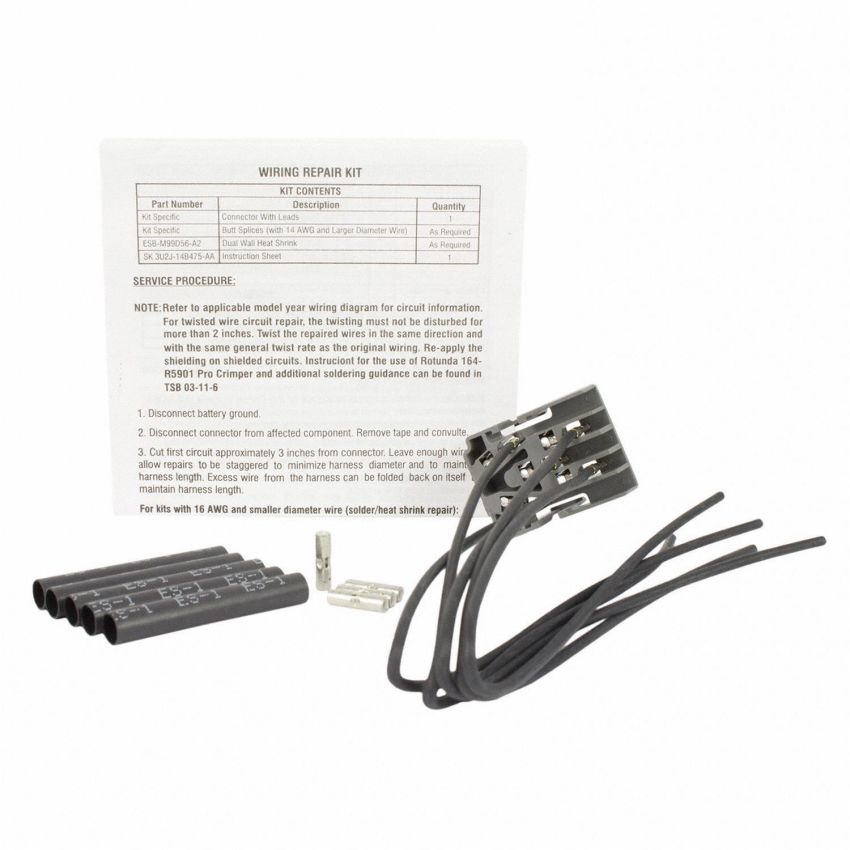 Motorcraft Wiring Connectors 3U2Z14S411TXA