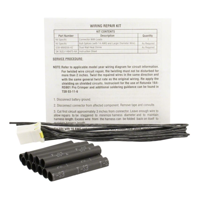 Motorcraft Wiring Connectors 3U2Z14S411VVA