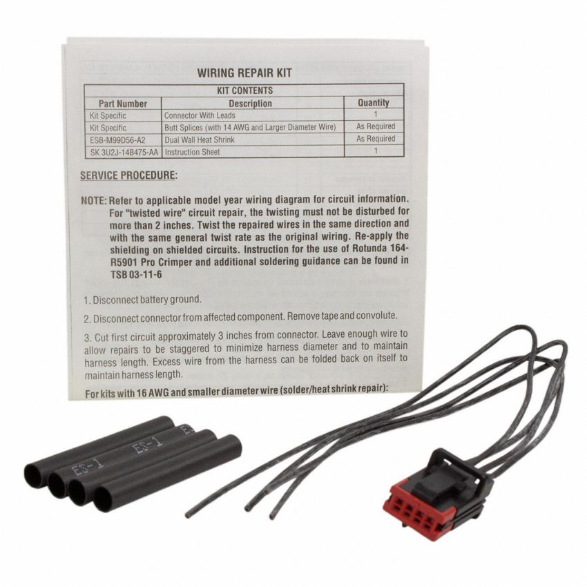 Motorcraft Wiring Connectors 3U2Z14S411XHA