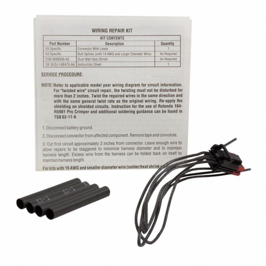 Motorcraft Wiring Connectors 3U2Z14S411XHA