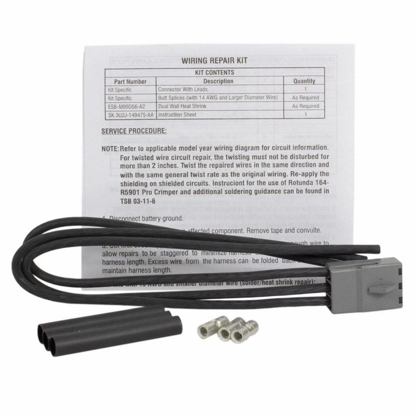 Motorcraft Wiring Connectors 3U2Z14S411VXA