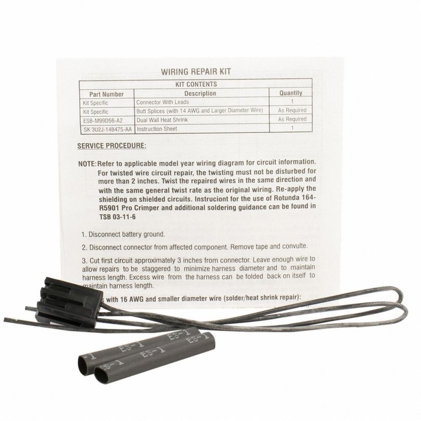 Motorcraft Wiring Connectors 3U2Z14S411XPA