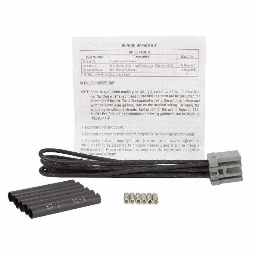 Motorcraft Wiring Connectors 3U2Z14S411XUA