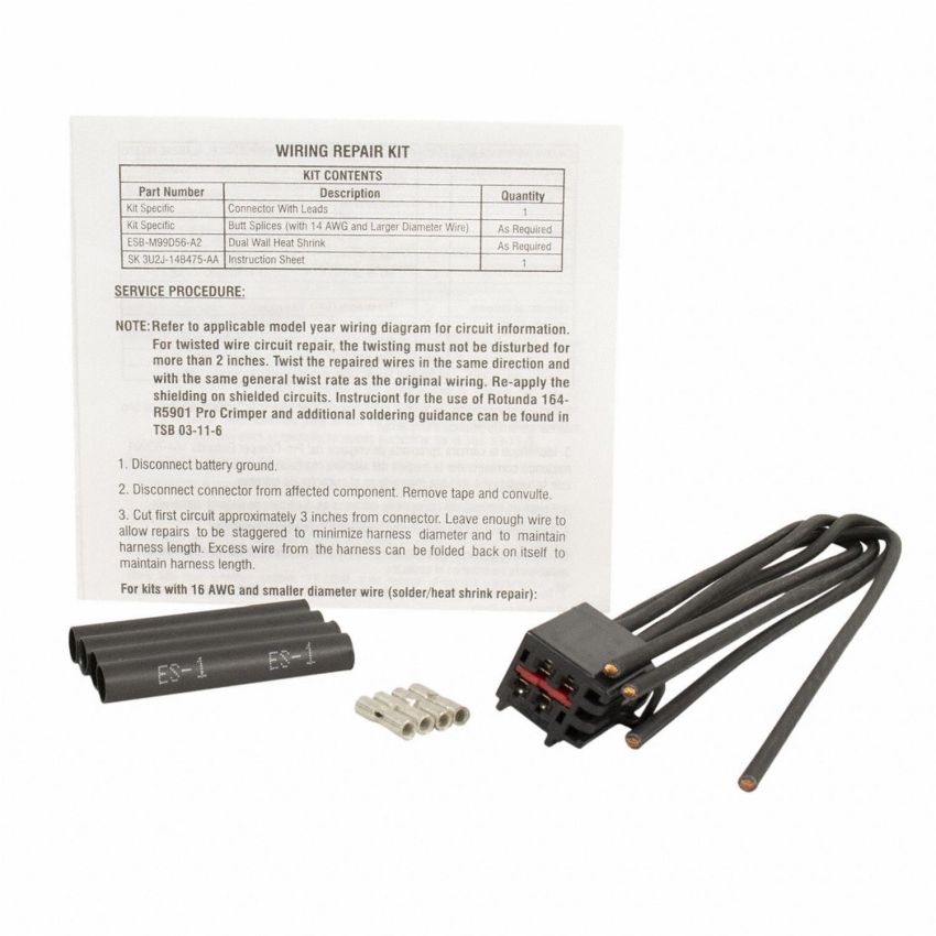 Motorcraft Wiring Connectors 3U2Z14S411ZJA