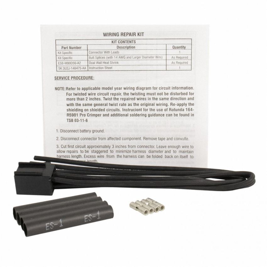 Motorcraft Wiring Connectors 3U2Z14S411ZJA