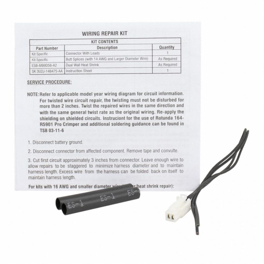 Motorcraft Wiring Connectors for 1999-2002 COUGAR, 2000-2013 FOCUS - 3U2Z14S411AHAA