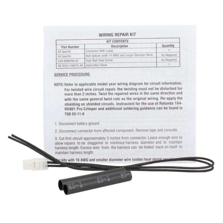 Motorcraft Wiring Connectors for 1999-2002 COUGAR, 2000-2013 FOCUS - 3U2Z14S411AHAA