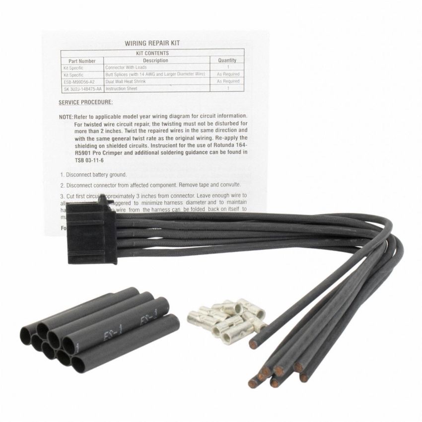 Motorcraft Wiring Connectors for 2003 EXPEDITION, NAVIGATOR, 2011-2014 MUSTANG - 3U2Z14S411AZAA