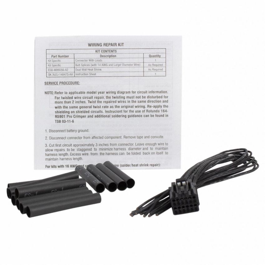Motorcraft Wiring Connectors 3U2Z14S411BUAA