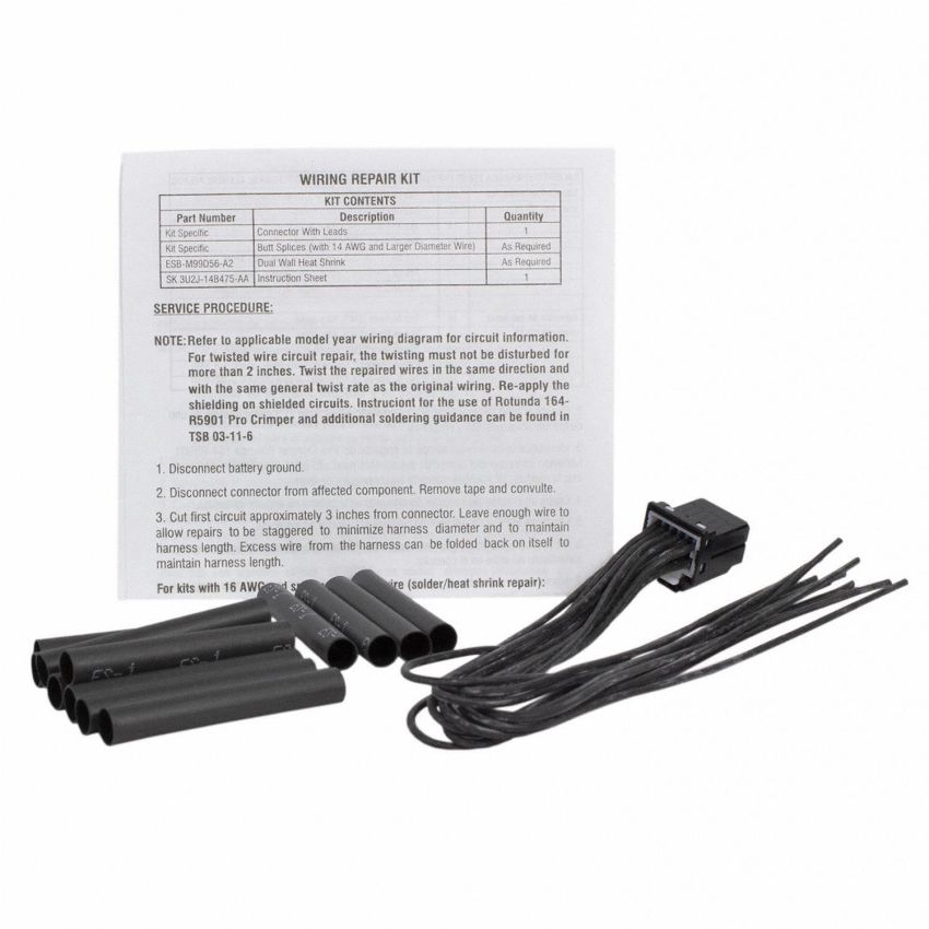 Motorcraft Wiring Connectors 3U2Z14S411BUAA