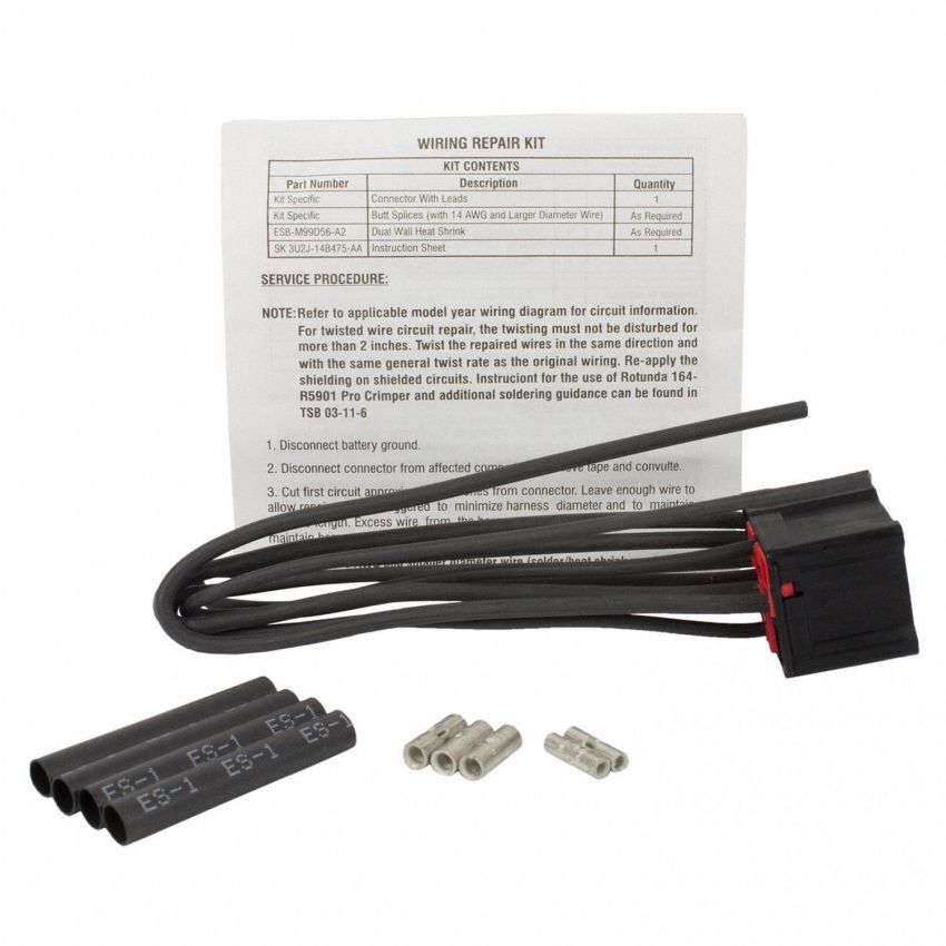 Motorcraft Wiring Connectors 3U2Z14S411ZVA