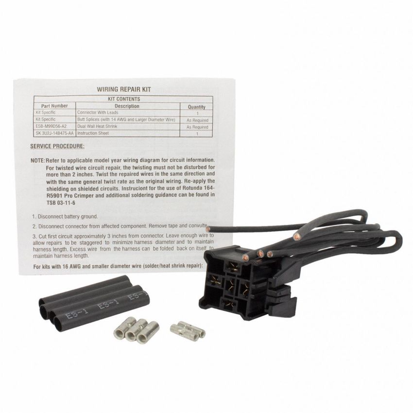 Motorcraft Wiring Connectors 3U2Z14S411ZVA