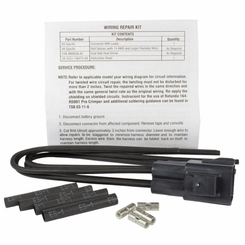 Motorcraft Wiring Connectors 3U2Z14S411EJAA
