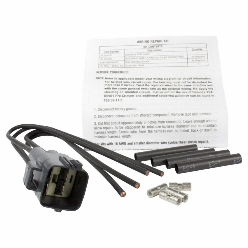 Motorcraft Wiring Connectors 3U2Z14S411EJAA