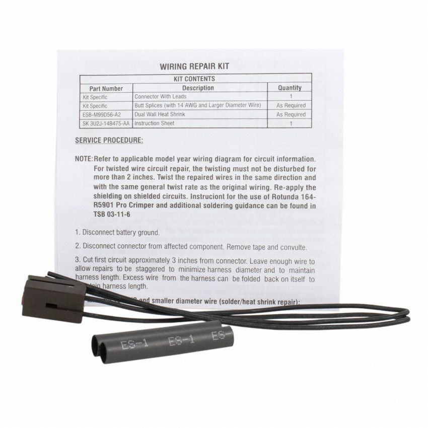 Motorcraft Wiring Connectors 5U2Z14S411AA