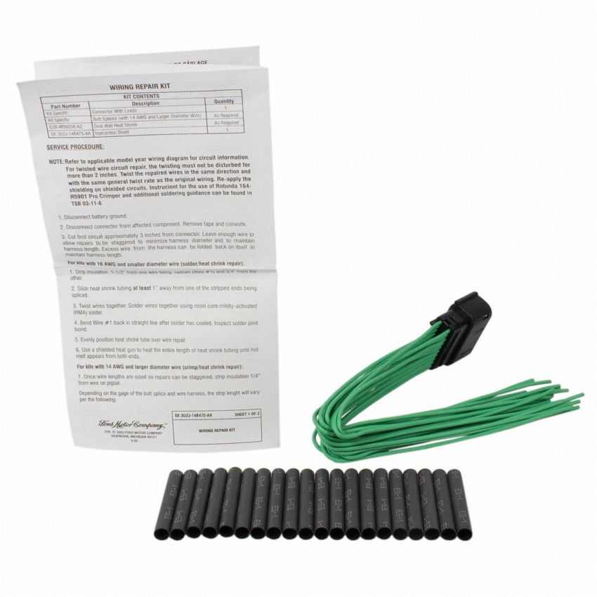 Motorcraft Wiring Connectors 7U2Z14S411GA