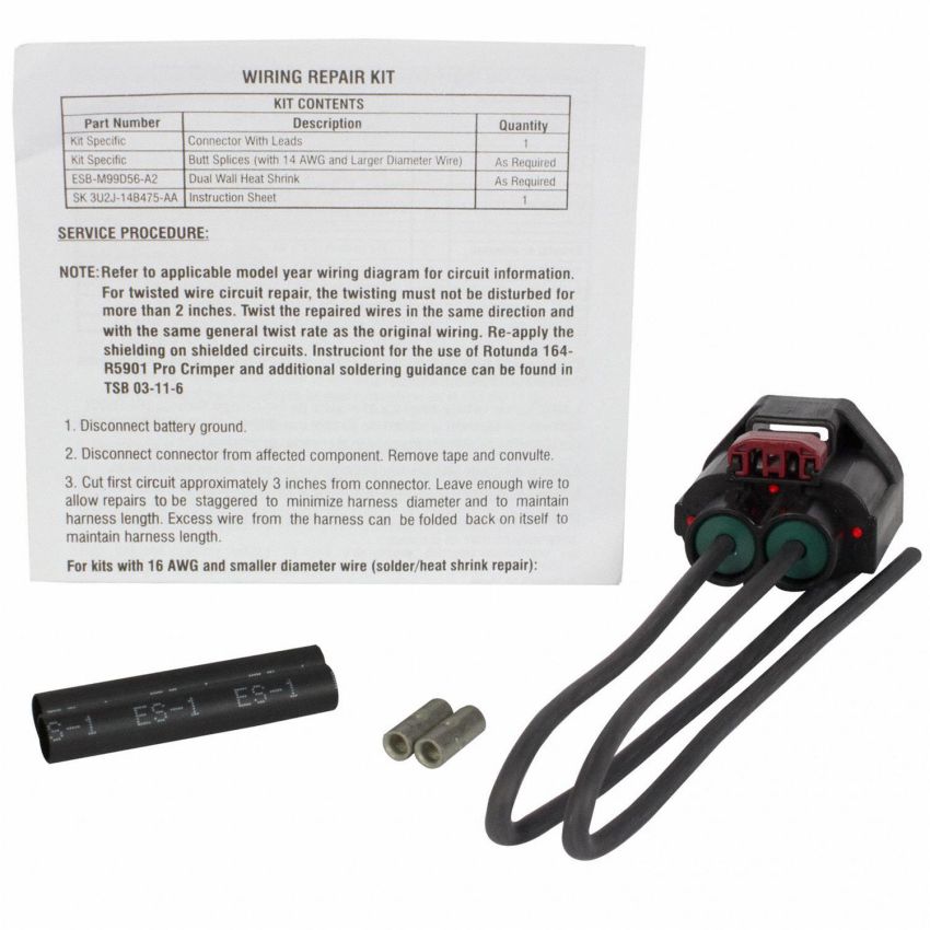 Motorcraft Wiring Connectors 8U2Z14S411SA