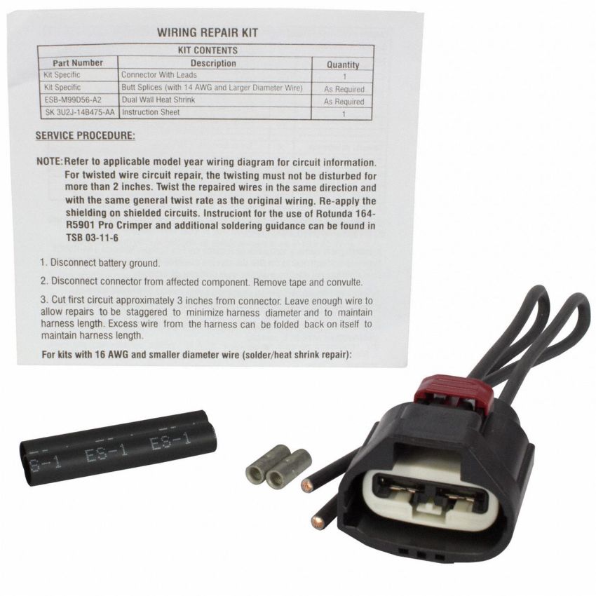 Motorcraft Wiring Connectors 8U2Z14S411SA