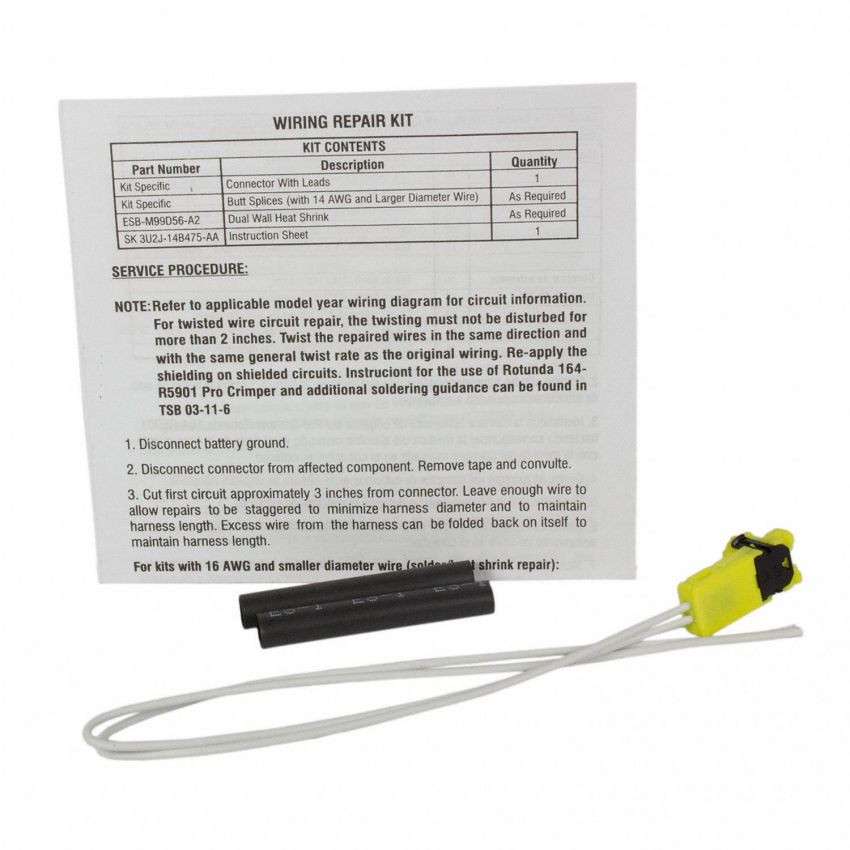 Motorcraft Wiring Connectors 8U2Z14S411KA