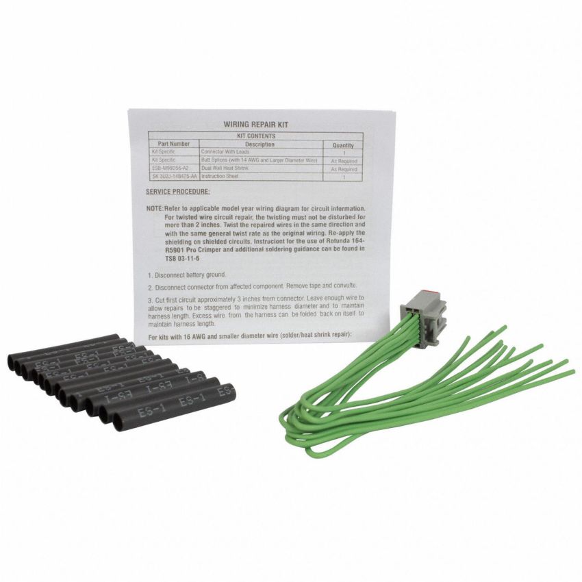 Motorcraft Wiring Connectors 3U2Z14S411BMAB