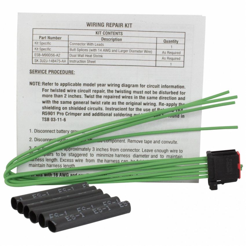 Motorcraft Wiring Connectors 6U2Z14S411LB