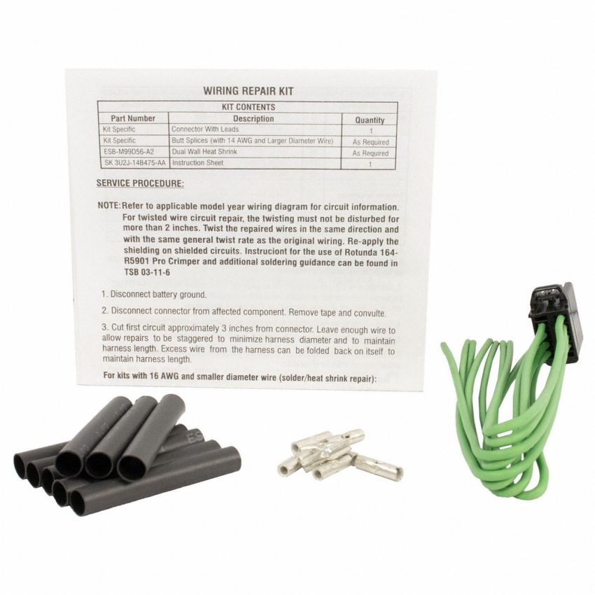 Motorcraft Wiring Connectors 3U2Z14S411RHB