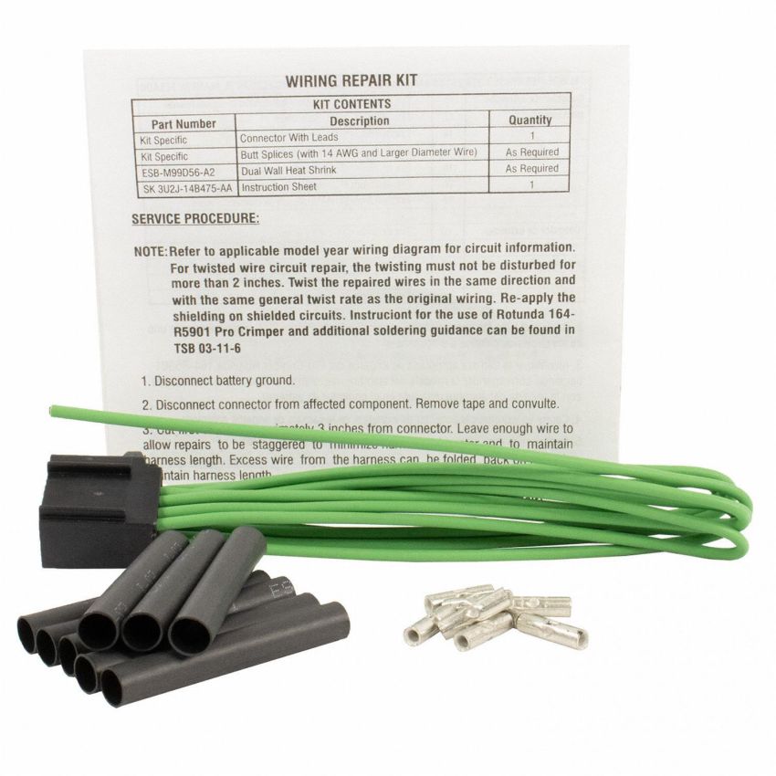 Motorcraft Wiring Connectors 3U2Z14S411RHB