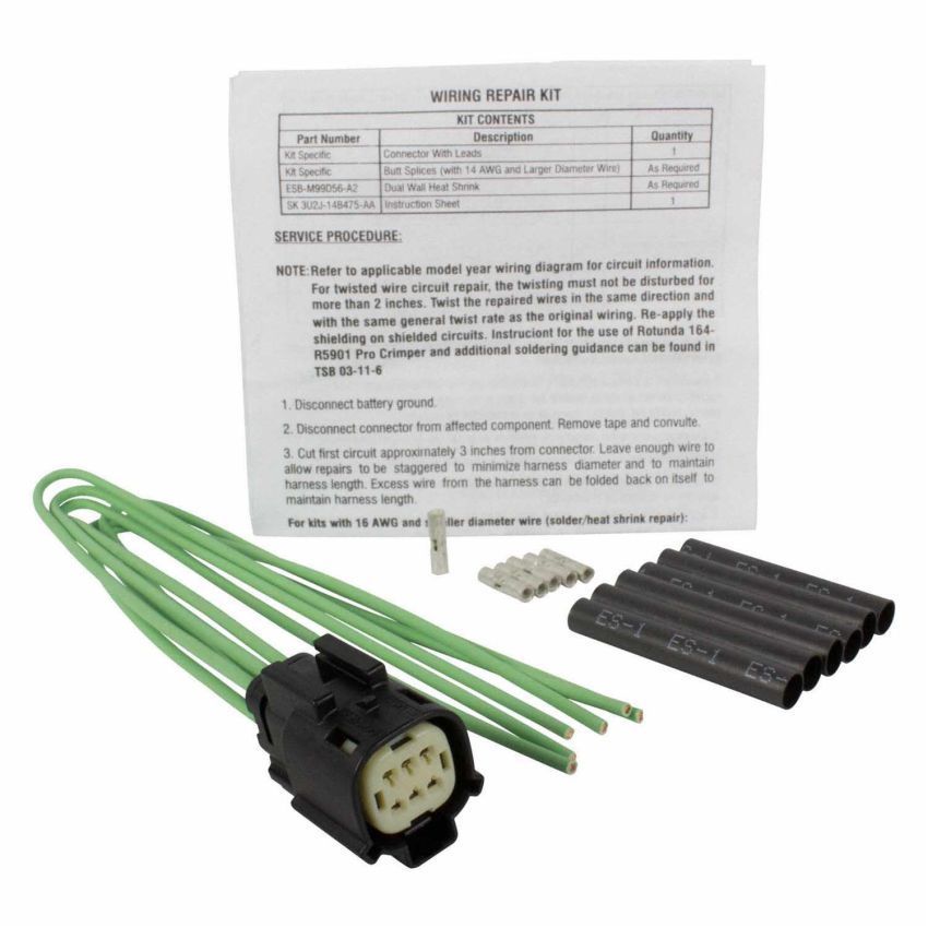 Motorcraft Wiring Connectors 3U2Z14S411FEAB
